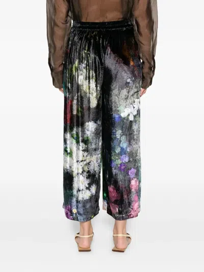 Yavi Printed Drawstring Trousers In Multi