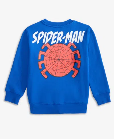 Epic Threads Boys Toddler 2t-4t Spider-man Graphic Sweatshirt, Macy's Exclusive In Blue