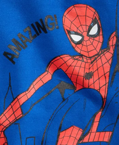 Epic Threads Boys Toddler 2t-4t Spider-man Graphic Sweatshirt, Macy's Exclusive In Blue
