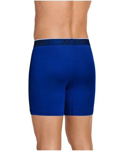 Jockey Men's 2-pack Chafe-proof Micro Boxer Briefs In Blue
