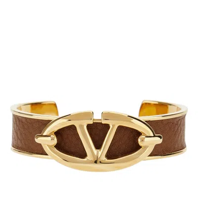 Valentino Vlogo Bracelet In Gold
