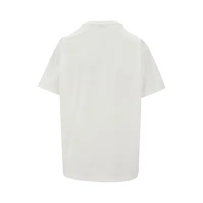 Burberry Contrast-pocket Short-sleeve Cotton T-shirt In White