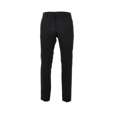 Prada Gabardine Pants With Nylon Insert In Black