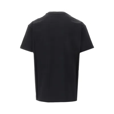 Givenchy Black T-shirt With Maxi Logo On The Front In Cotton Man