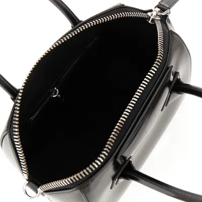 Givenchy Mini Antigona Bag In Box Leather In Black
