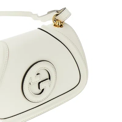 Gucci White Blondie Small Crossbody Bag In White