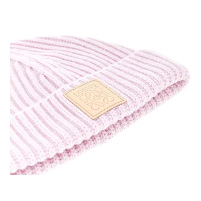 Chloé Leather Gloves With Logo In Pink