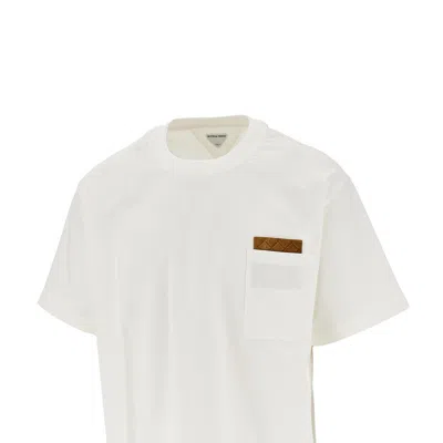 Bottega Veneta Pima Cotton Jersey T-shirt In White