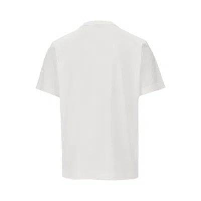 Burberry 'seth' Crew Neck T-shirt In White