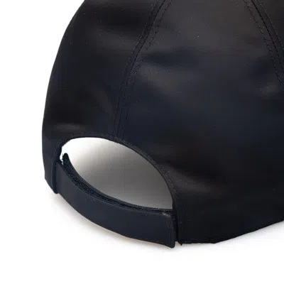 Prada Re-nylon Baseball Cap In Black