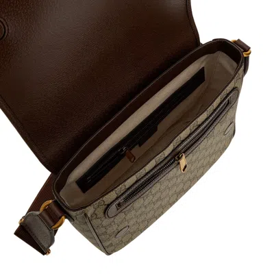 Gucci Ophidia Crossbody Bags Beige In Brown