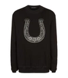 DOLCE & GABBANA Embroidered Horseshoe Sweatshirt