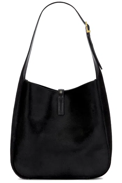 Saint Laurent Small Le 5 A 7 Supple Shoulder Bag In Black