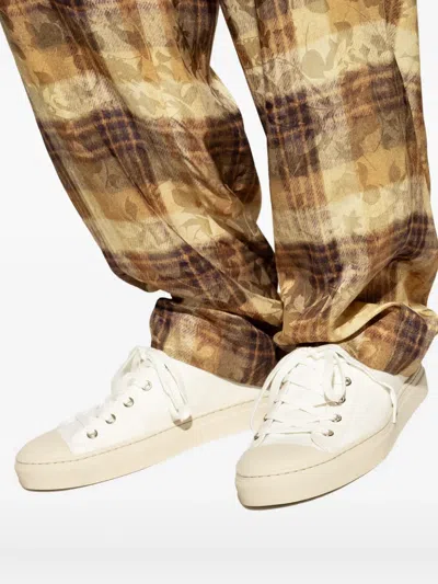 Vivienne Westwood Plimsoll Lace-up Sneakers In White