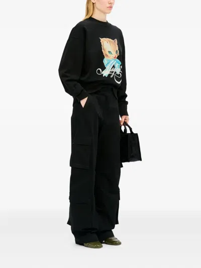 Msgm Sweaters Black In Black