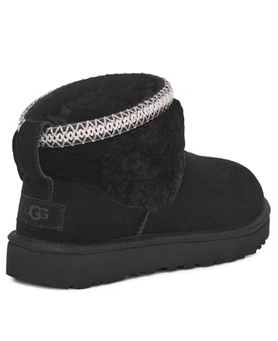 Ugg Womens Classic Ultra Mini Maxi Curly Boots In Animal Print