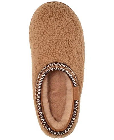 Ugg 20mm Tasman Maxi Curly Loafers In Brown