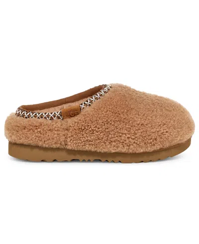 Ugg Kids Tasman Maxi Curly Slippers In Animal Print