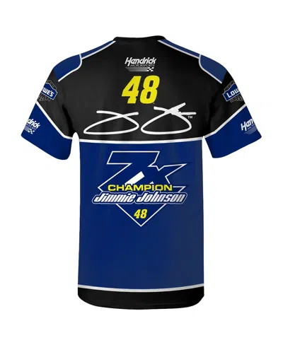 Hendrick Motorsports Team Collection Men's Blue Jimmie Johnson Lowe's Legend Uniform T-shirt In Blue
