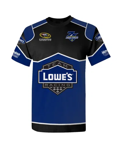 Hendrick Motorsports Team Collection Men's Blue Jimmie Johnson Lowe's Legend Uniform T-shirt In Blue