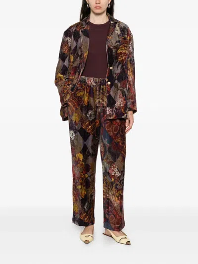 Yavi Floral-print Blazer In Multi