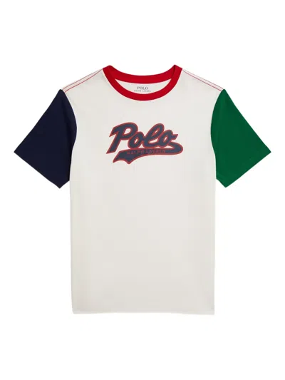 Polo Ralph Lauren Logo Cotton Jersey T-shirt In Multi