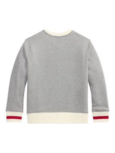 Polo Ralph Lauren Polo Bear Sweatshirt In Grey/ivory In Gray