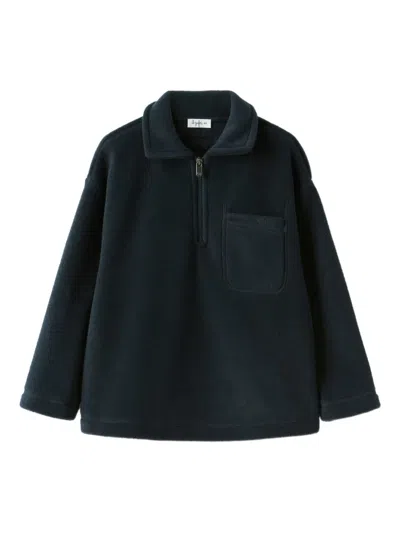 Il Gufo Zip Pocket Top In Black