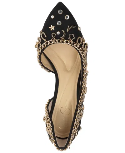 Jessica Simpson Women's Palias Anniversary Charm Pumps In Black