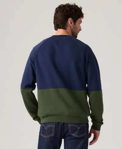Levi's Red Tab Crewneck Sweatshirt In Blue