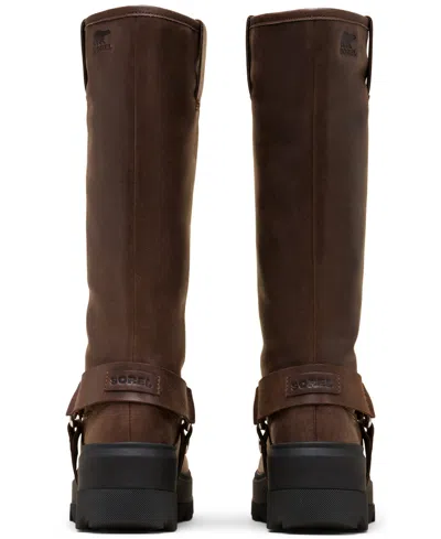 Sorel Women's Joan Frwd Leather Tall Boots In Brown