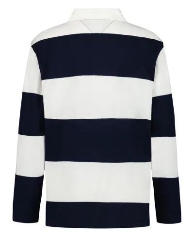 Tommy Hilfiger Boys 8-20 Bold Striped Rugby Polo Shirt In Blue