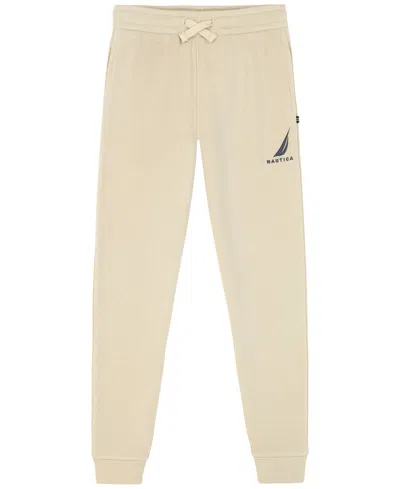 Nautica Boys 2t-7 J-class Pull-on Elastic Joggers In Neutral