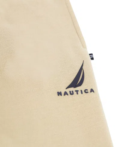 Nautica Boys 2t-7 J-class Pull-on Elastic Joggers In Neutral