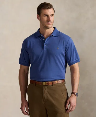 Polo Ralph Lauren Men's Big & Tall Classic Fit Soft Cotton Polo In Blue