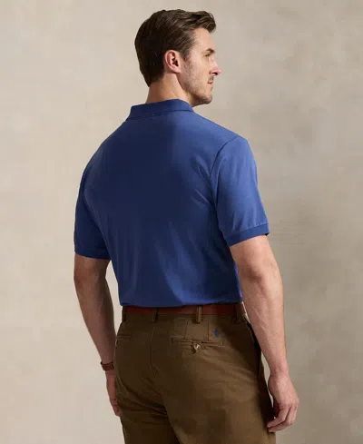 Polo Ralph Lauren Men's Big & Tall Classic Fit Soft Cotton Polo In Blue
