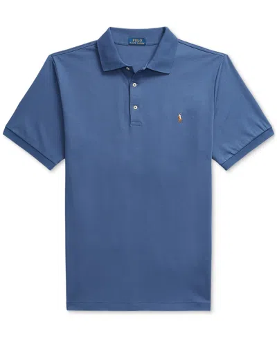 Polo Ralph Lauren Men's Big & Tall Classic Fit Soft Cotton Polo In Blue