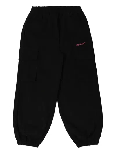 Off-white Cargo-pocket Trousers In Black