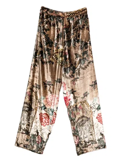 Yavi Floral-print Trousers In Multi