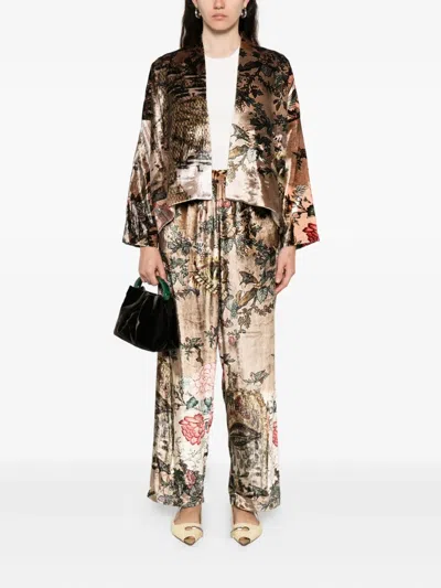 Yavi Floral-print Trousers In Multi