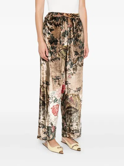 Yavi Floral-print Trousers In Multi