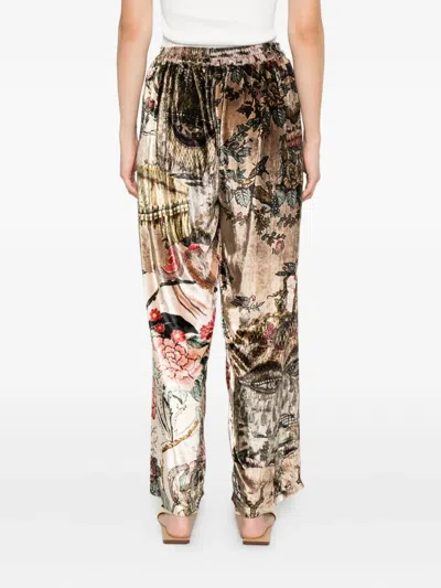 Yavi Floral-print Trousers In Multi