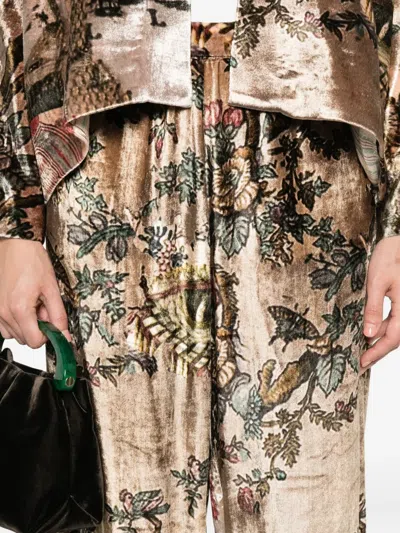 Yavi Floral-print Trousers In Multi