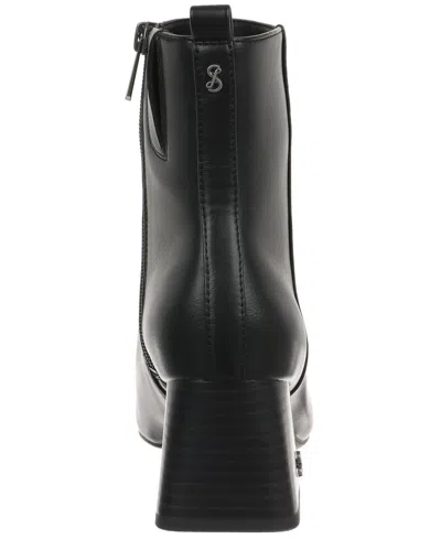 Sam & Libby Yuliana Square Toe Bootie In Black