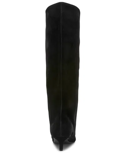 Steve Madden Women's Luca Suede Tall Boots In Black