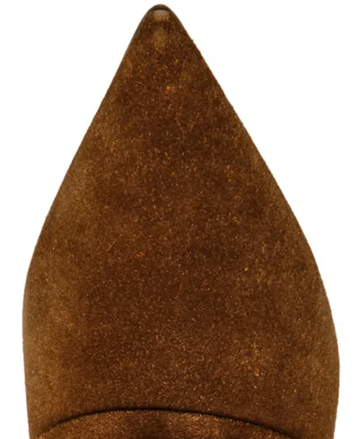 Steve Madden Luca Kitten Heel Knee High Boot In Brown