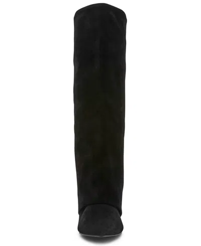 Steve Madden Women's Luca Suede Tall Boots In Black