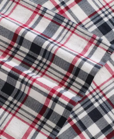 Tommy Hilfiger Printed Flannel 3-pc. Sheet Set, Twin In Multi