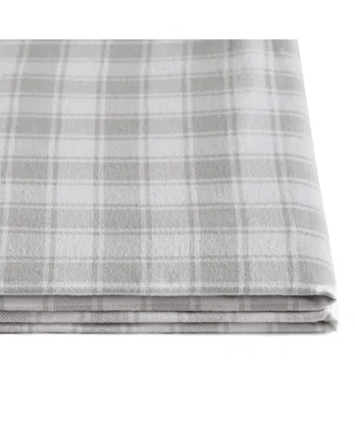 Tommy Hilfiger Printed Flannel 4-pc. Sheet Set, Full In Gray