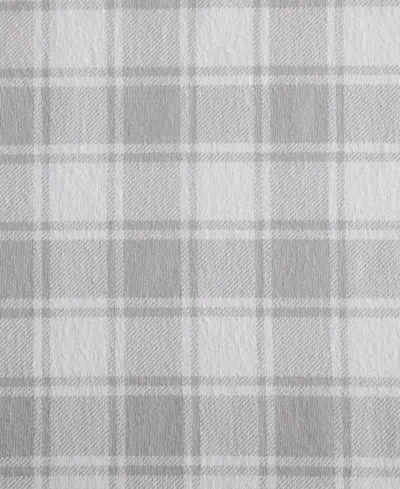 Tommy Hilfiger Printed Flannel 4-pc. Sheet Set, Full In Gray